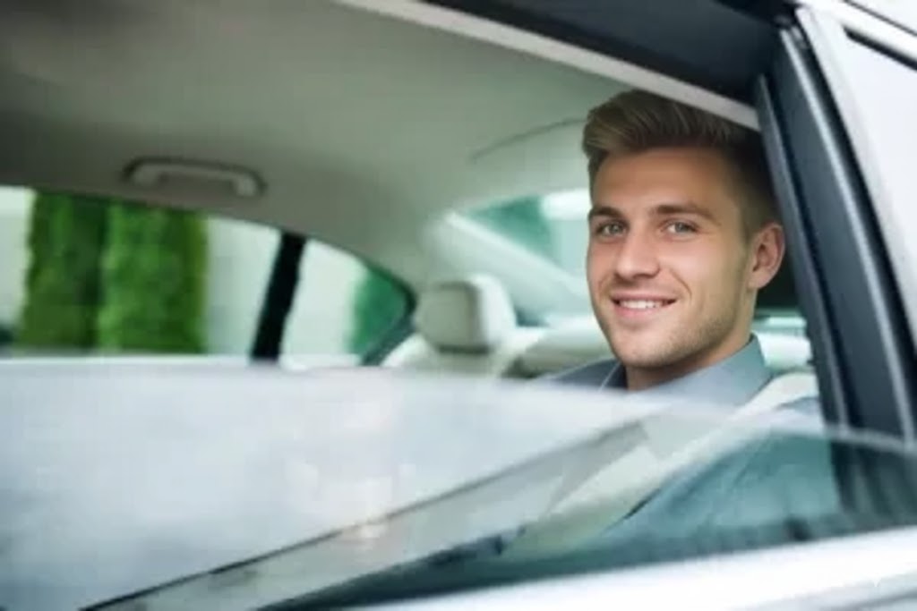 blonde male passenger